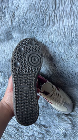 Zapatillas Adidas Samba OG Beige Granate Talla 38