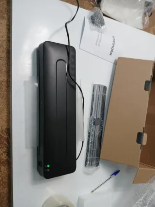 Plastificadora Laminadora A3 Archivo Foto