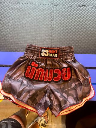 Pantalón Muay Thai 33 FIGHT GEAR Camuflaje