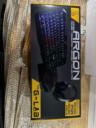 Combo auriculares raton y teclado