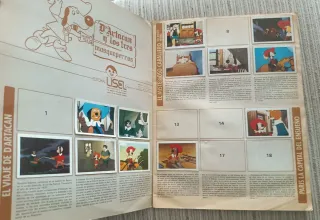 Álbum D'Artacan y los tres mosquep. Cromos