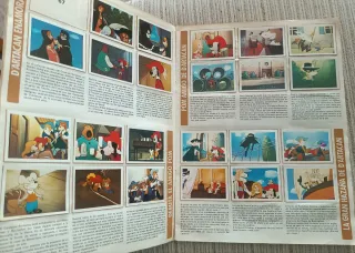 Álbum D'Artacan y los tres mosquep. Cromos