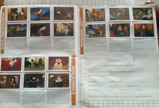 Álbum D'Artacan y los tres mosquep. Cromos