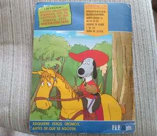 Álbum D'Artacan y los tres mosquep. Cromos