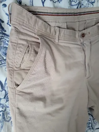Massimo Dutti Chinos Slim Beige Talla M