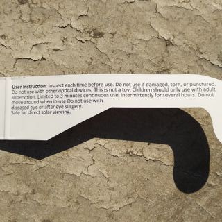 Gafas para eclipse solar