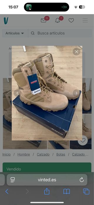 Botas Tácticas Bates GX-8 Nuevas