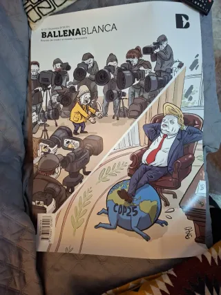 Póster portada Revista Ballena Blanca Diciembre 19
