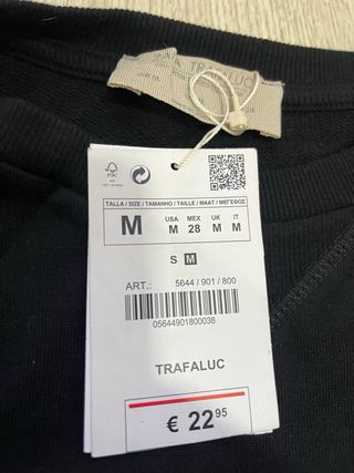 Jersey Negro con Estampado de Perro