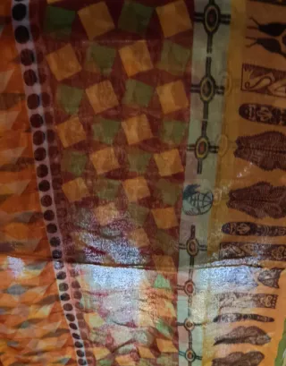 Foulard estampado multicolor