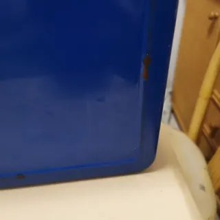 Caja de seguridad metálica con llave