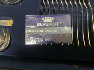 Cubertería BergHOFF 24K Completa + Certificado