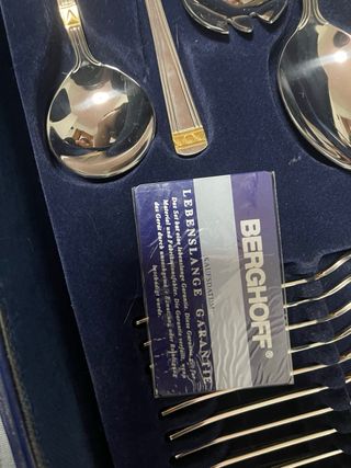 Cubertería BergHOFF 24K Completa + Certificado