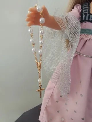 Rosario para muñecas Lesly Paola Corolle COMUNIÓN