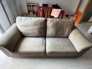 Sofá IKEA 2 plazas tela beige