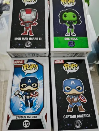 Pack Funko Pop Marvel UCM 4 Figuras marvel studios