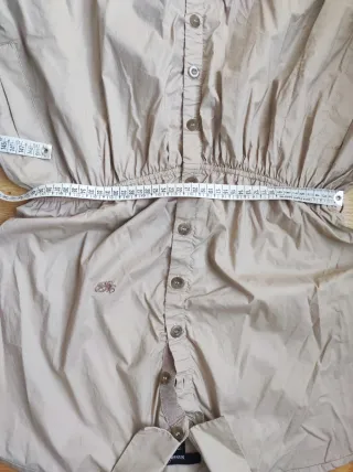 Vestido camisero beige Mango Suit Talla L