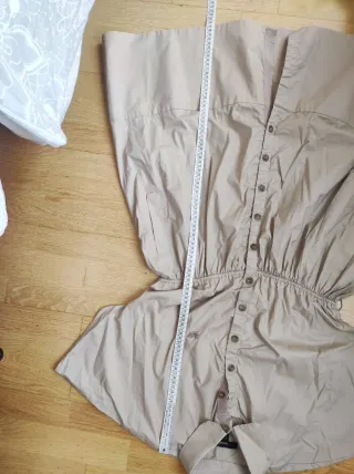 Vestido camisero beige Mango Suit Talla L