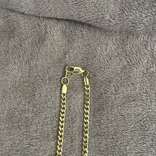 Cadena Cubana Oro Laminado Hombre