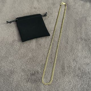 Cadena Cubana Oro Laminado Hombre