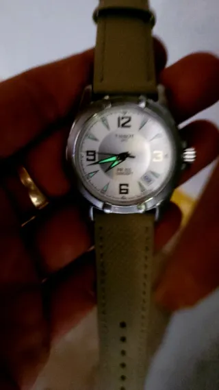 Tissot PR100 Quartz Beige/Plata