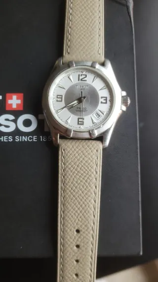 Tissot PR100 Quartz Beige/Plata