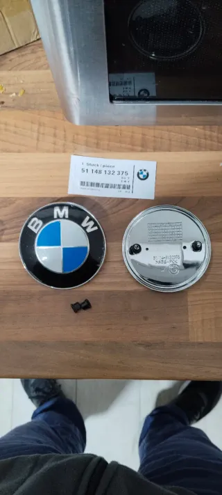 2 Insignias BMW 82mm Capó Maletero