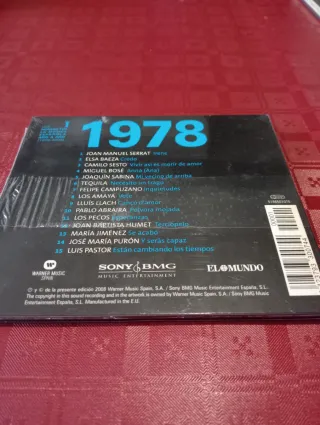 CD Los Número 1 Música Española, año 1978