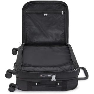 Kipling Spontaneous S Equipaje con Ruedas de Cabina Pequeño, Equipaje de Mano, Black Noir (Negro)