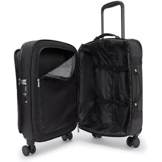 Kipling Spontaneous S Equipaje con Ruedas de Cabina Pequeño, Equipaje de Mano, Black Noir (Negro)