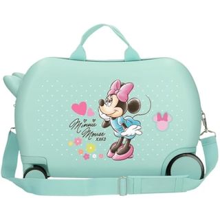 Joumma Bags, Disney Minnie Imagine, Maleta Cabina, Maleta Infantil, Fabricada en ABS, un Material, Cuatro Ruedas Dobles de Giro multidireccional, Cierre de combinación Lateral NUEVO.