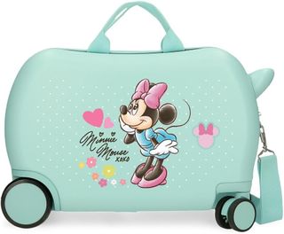 Joumma Bags, Disney Minnie Imagine, Maleta Cabina, Maleta Infantil, Fabricada en ABS, un Material, Cuatro Ruedas Dobles de Giro multidireccional, Cierre de combinación Lateral NUEVO.
