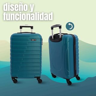 Coronel Tapioca - Maletas de Viaje Cabina - Maleta Cabina - Maletas de Viaje - Apta para Ryannair- Trolley Equipaje para Avion Resistente con 4 Ruedas de 360º y candado