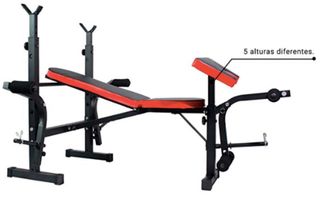 Banco de gimnasio multifuncional