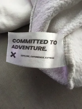 Sudadera blanca Blue Banana con  logo