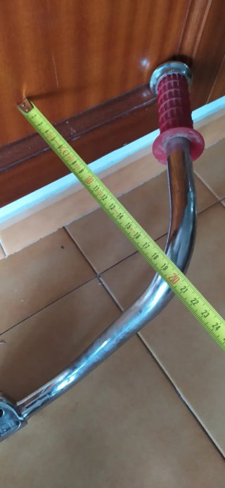 Manillar BH Cromado Vintage Dimensiones especiale