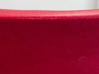 2 Sillas de cocina Polipiel Roja preciosas