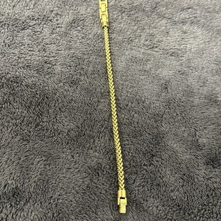 Pulsera Franco Oro Laminado Hombre