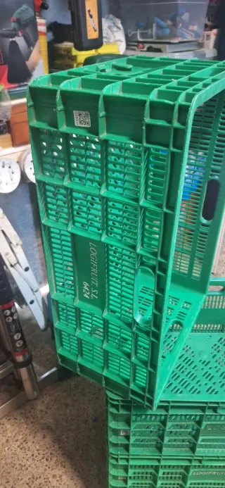 4 cajas Plástico 6424 Logística Reutilizables
