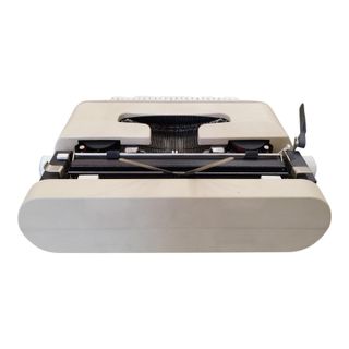 MAQUINA DE ESCRIBIR OLIVETTI LETTERA 35 COLOR CREMA
