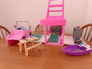 Caravana Barbie Rosa
