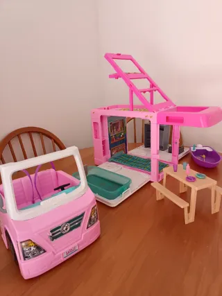 Caravana Barbie Rosa