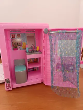Caravana Barbie Rosa
