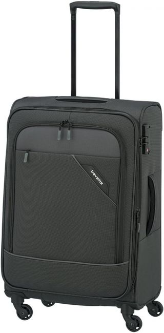 Maleta paklite Carrito de Mano de 4 Ruedas, Ligero, Derby, Elegante Carrito de Carcasa Blanda pequeño con función TSA Lock + Clip-on, 55 cm, 41 litros NUEVO