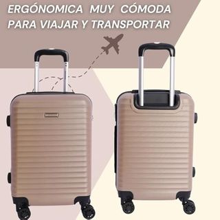 DON ALGODON - Maleta Cabina 55x40x20 - Maletas de Viaje Cabina Resistente Ryannair - Trolley Equipaje para Avion Resistente con 4 Ruedas de 360º y Candado Numérico, Iris