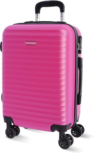 DON ALGODON - Maleta Cabina 55x40x20 - Maletas de Viaje Cabina Resistente Ryannair - Trolley Equipaje para Avion Resistente con 4 Ruedas de 360º y Candado Numérico, Iris