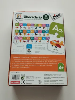 Juego educativo El abecedario Diset