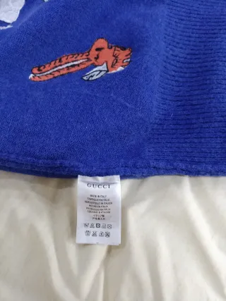 Jersey Gucci Azul Multicolor Animales de mujer