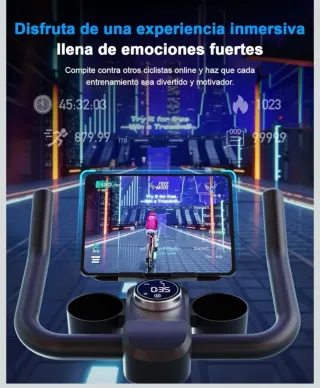 Bicicleta Ergométrica rosa