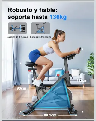 Bicicleta Ergométrica rosa